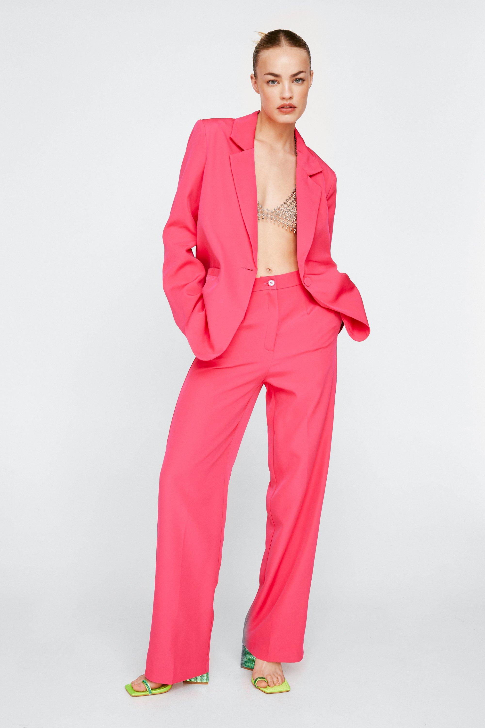 Nasty gal pink clearance blazer